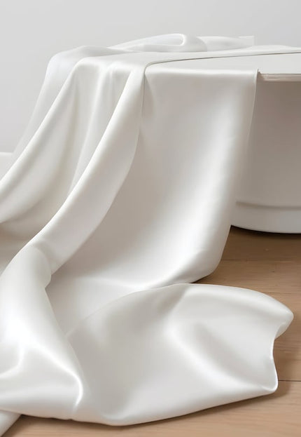 Tela de seda vegana de aloe vera por yarda, 44 pulgadas de ancho, 135 GSM