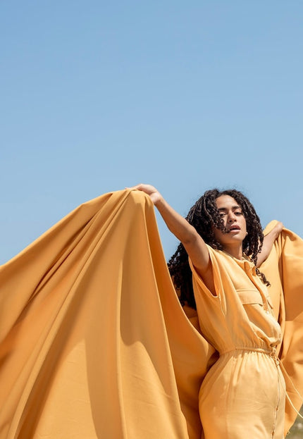 Natural Banana Silk Scarf, 45*59 inches, 105 GSM, Vegan Silk Scarf