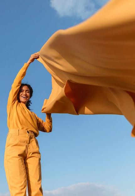 Natural Banana Silk Scarf, 45*59 inches, 105 GSM, Vegan Silk Scarf