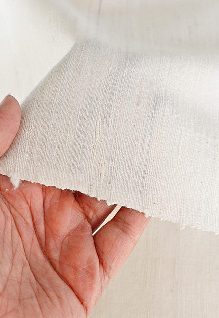 Hand-woven RFD Eri Peace silk by the yard, 44 inches wide, 201 GSM