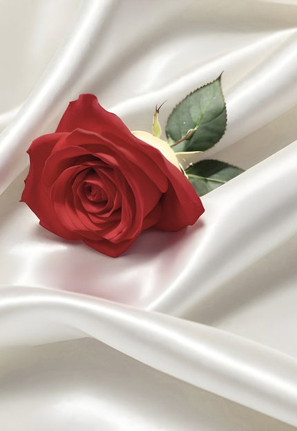 Tela crepé de seda vegana RFD Rose por yarda, 44 pulgadas de ancho, 135 GSM