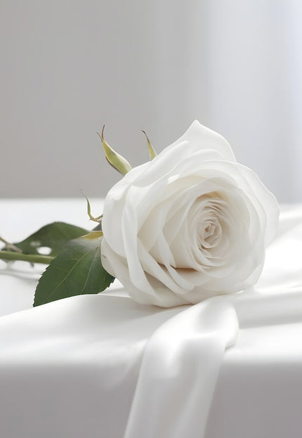 Vegan Rose Habutai Silk Fabric by the yard, 44 inches wide, 110 GSM