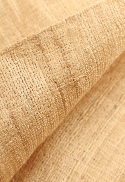 Naturally Bronze Hand-woven Peace silk by the yard, 44" inches wide, 200 GSM