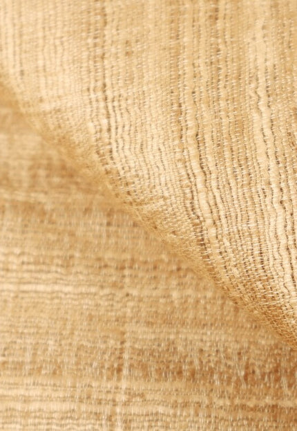 Naturally Bronze Hand-woven Peace silk by the yard, 44" inches wide, 200 GSM