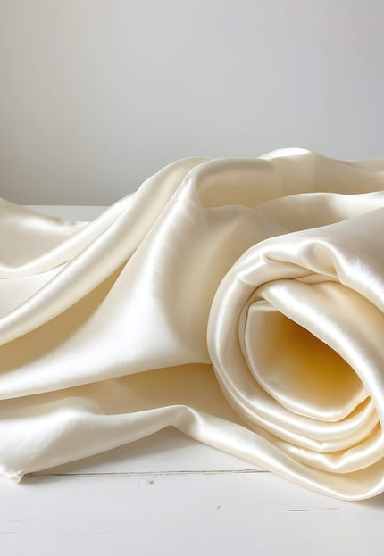 RFD Raw Mulberry Crepe Silk Fabric by the yard, 44 inches wide, 98 GSM, 60s count