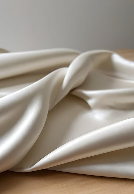 RFD Raw Mulberry Crepe Silk Fabric by the yard, 44 inches wide, 98 GSM, 60s count