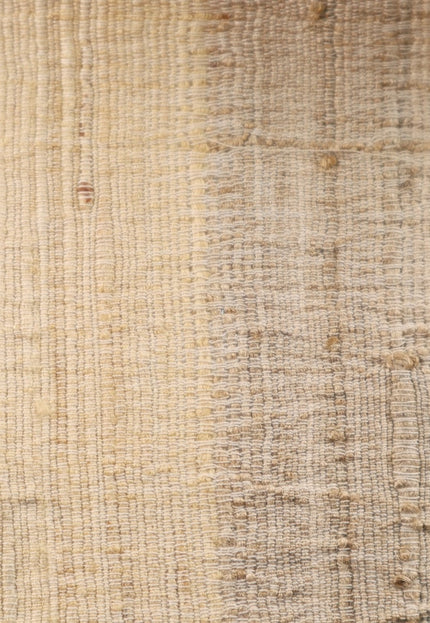 Seda Eri Peace tejida a mano en color beige natural por yarda, 44 pulgadas de ancho, 402 GSM