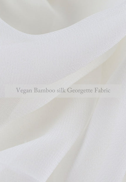 7 Vegan silk (A4 size) - Bamboo Georgette,Rose silk,Rose Organza,Cruelty-Free Tussar silk, Cruelty-Free Eri silk, Rose Chiffon,Bamboo silk