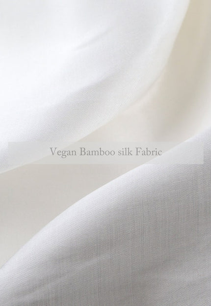 7 Vegan silk (A4 size) - Bamboo Georgette,Rose silk,Rose Organza,Cruelty-Free Tussar silk, Cruelty-Free Eri silk, Rose Chiffon,Bamboo silk