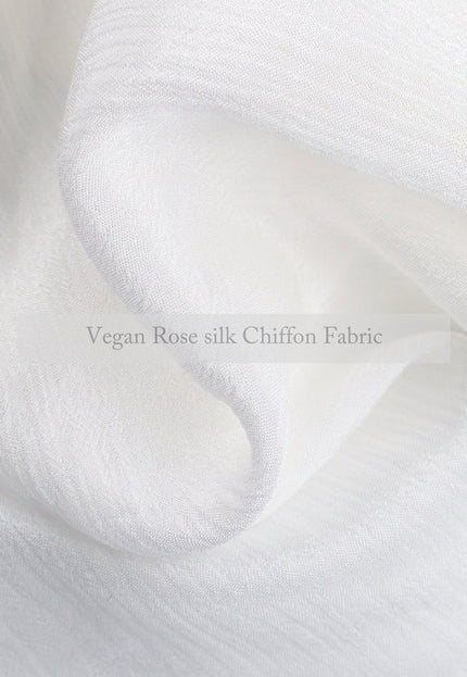 7 Vegan silk (A4 size) - Bamboo Georgette,Rose silk,Rose Organza,Cruelty-Free Tussar silk, Cruelty-Free Eri silk, Rose Chiffon,Bamboo silk