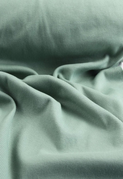 Tissu côtelé interlock en jersey de chanvre, 53 pouces de large, 305 g/m², côte 2x1