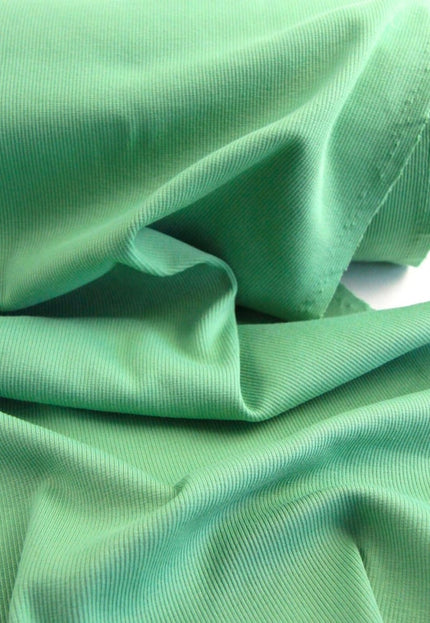 Tissu côtelé interlock en jersey de chanvre, 53 pouces de large, 305 g/m², côte 2x1