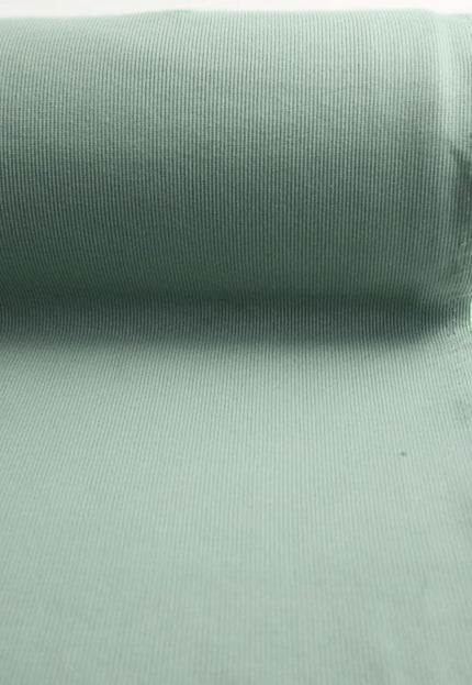 Tissu côtelé interlock en jersey de chanvre, 53 pouces de large, 305 g/m², côte 2x1