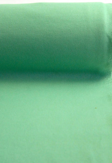 Tissu côtelé interlock en jersey de chanvre, 53 pouces de large, 305 g/m², côte 2x1