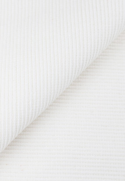 Tissu côtelé interlock en jersey de chanvre, 53 pouces de large, 334 g/m², côte 2x1