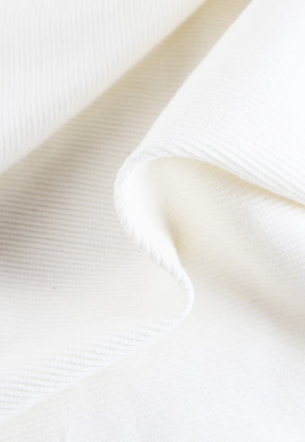 Tissu côtelé interlock en jersey de chanvre, 53 pouces de large, 334 g/m², côte 2x1