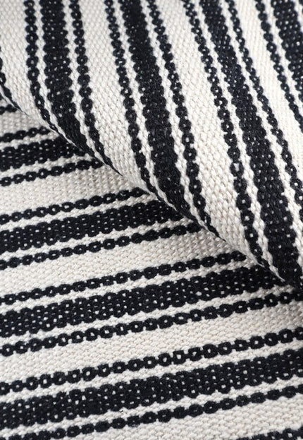 Tela Jacquard de cáñamo y algodón tejida a mano por yarda, 45 pulgadas, 306 GSM