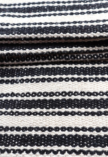 Tela Jacquard de cáñamo y algodón tejida a mano por yarda, 45 pulgadas, 306 GSM