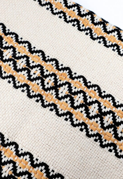 Tela Jacquard de cáñamo con mezcla de algodón, tejida a mano, por yarda, 45 pulgadas de ancho, 340 g/m²