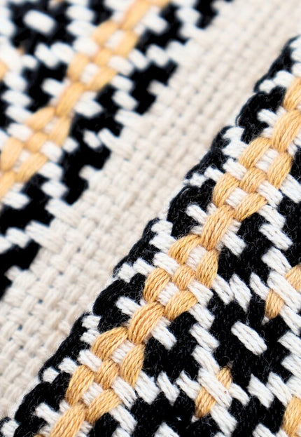 Tela Jacquard de cáñamo con mezcla de algodón, tejida a mano, por yarda, 45 pulgadas de ancho, 340 g/m²