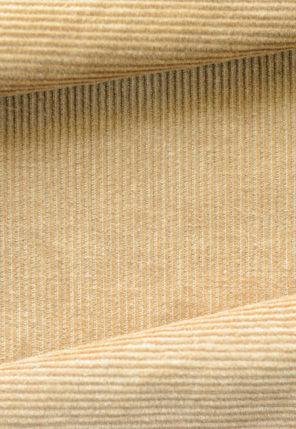 Hemp Corduroy Fabric by the Yard - Shades of Brown, 12 Wales, 58 Inches Wide, 240 GSM Soft Material for Sewing & Crafts
