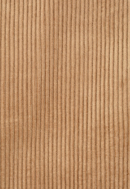 Hemp Corduroy Fabric by the Yard - Shades of Brown, 12 Wales, 58 Inches Wide, 240 GSM Soft Material for Sewing & Crafts