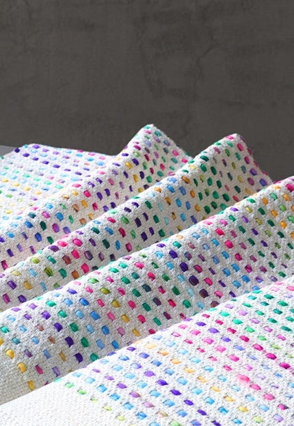 Tejido jacquard de lana de yak tejida a mano, mezclado con cáñamo, por yarda, 45 pulgadas de ancho, 560 GSM