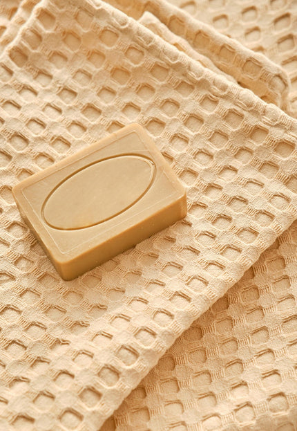 Hemp Honeycomb Waffle Fabric by the yard, 58 inches wide, 300 GSM