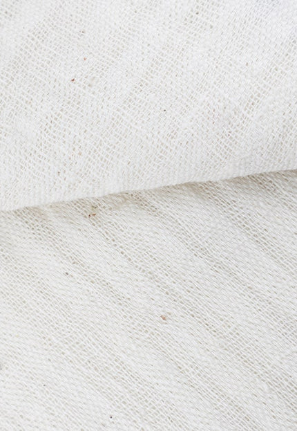 Tela de algodón Kala Roja Jamdani, tejida a mano, con rayas RFD, 45 pulgadas de ancho, 166 GSM