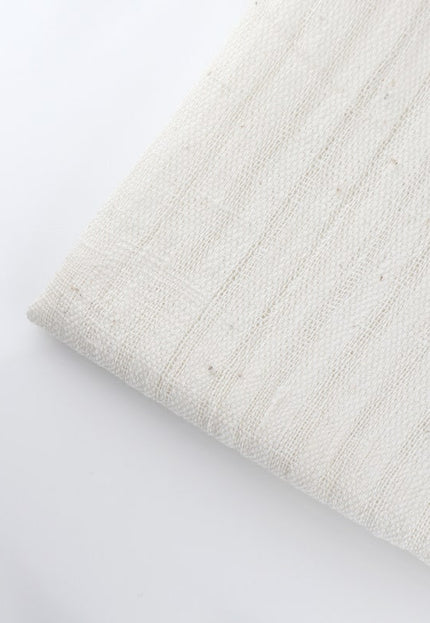 Tela de algodón Kala Roja Jamdani, tejida a mano, con rayas RFD, 45 pulgadas de ancho, 166 GSM