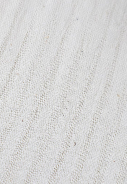 Tela de algodón Kala Roja Jamdani, tejida a mano, con rayas RFD, 45 pulgadas de ancho, 166 GSM