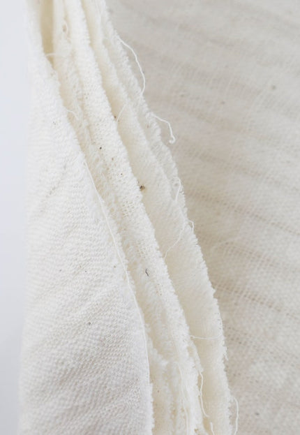 Tela de algodón Kala Roja Jamdani, tejida a mano, con rayas RFD, 45 pulgadas de ancho, 166 GSM