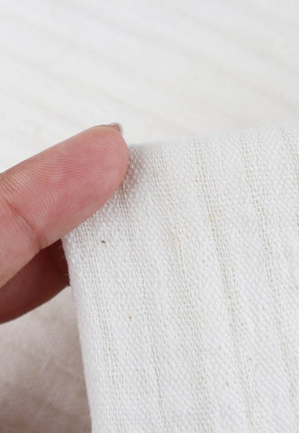 Tela de algodón Kala Roja Jamdani, tejida a mano, con rayas RFD, 45 pulgadas de ancho, 166 GSM