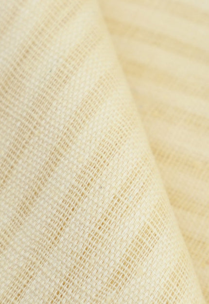 Tela de algodón Kala teñido Myrobalan Roja Jamdani con rayas del mismo color, hecha a mano, por yarda, 45 pulgadas de ancho, 165 GSM