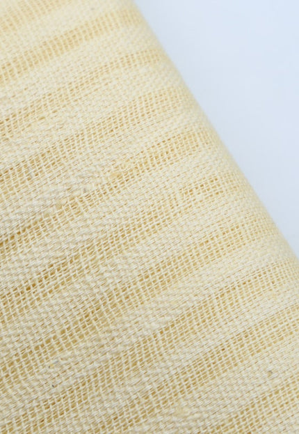 Tela de algodón Kala teñido Myrobalan Roja Jamdani con rayas del mismo color, hecha a mano, por yarda, 45 pulgadas de ancho, 165 GSM