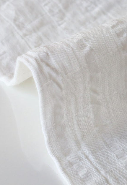 Double-cloth Japanese Seer-Sucker Organic Cotton Fabric by the yard, 58 inches wide, 122 GSM