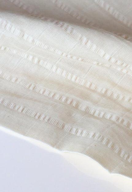 Double-cloth Japanese Seer-Sucker Organic Cotton Fabric by the yard, 58 inches wide, 122 GSM