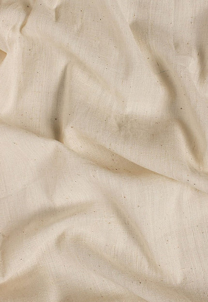 Tela de algodón bengalí tejida a mano en color greige por yarda, 40 hilos, 45 pulgadas de ancho, 157 g/m²