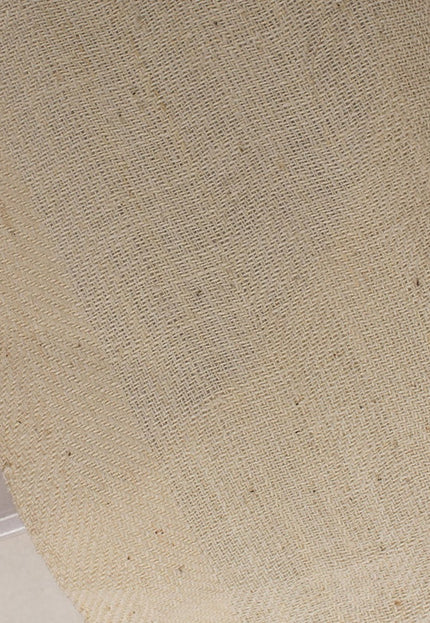 Tela de algodón bengalí tejida a mano en color greige por yarda, 40 hilos, 45 pulgadas de ancho, 157 g/m²