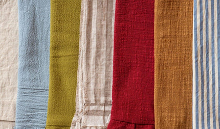 Tela de algodón Kala tejida a mano, teñida naturalmente, por yarda, 45 pulgadas de ancho, 245 GSM