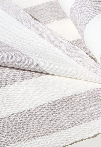 Tela de algodón Kala tejida a mano a cuadros y rayas - 45 pulgadas de ancho, 253 GSM, 40 s/2 hilos