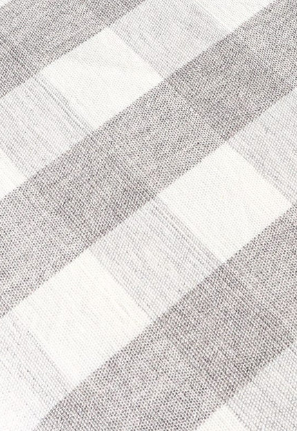 Tela de algodón Kala tejida a mano a cuadros y rayas - 45 pulgadas de ancho, 253 GSM, 40 s/2 hilos