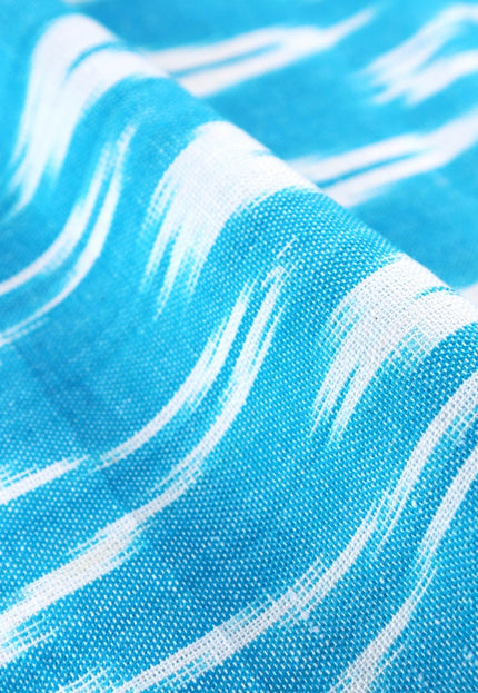 Tissu Ikat Chevron tissé à la main au mètre - 45 pouces de large, 166 g/m²