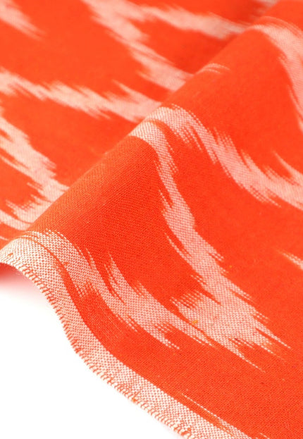 Tissu Ikat Chevron tissé à la main au mètre - 45 pouces de large, 166 g/m²