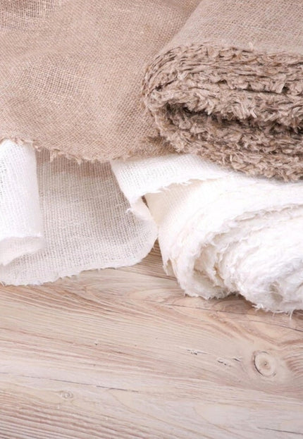 Tela de plátano tejida a mano por yarda, 112 pulgadas de ancho, 123 GSM