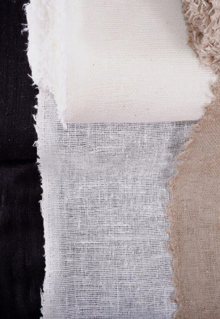 Tela de plátano tejida a mano por yarda, 112 pulgadas de ancho, 123 GSM