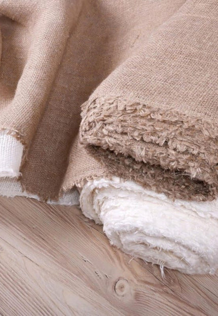 Tela de plátano tejida a mano por yarda, 112 pulgadas de ancho, 123 GSM