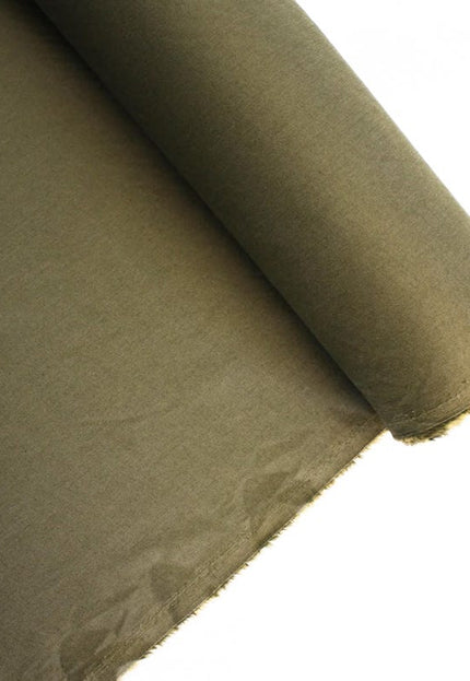 Gray/Green Poplin Cotton Fabric by the yard, 58 inches wide, 150 GSM