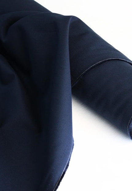 Navy Blue Poplin Cotton Fabric by the yard, 58 inches wide, 150 GSM