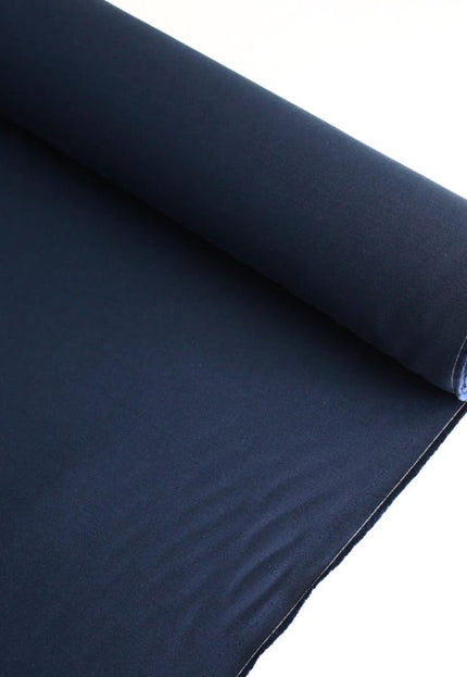 Navy Blue Poplin Cotton Fabric by the yard, 58 inches wide, 150 GSM